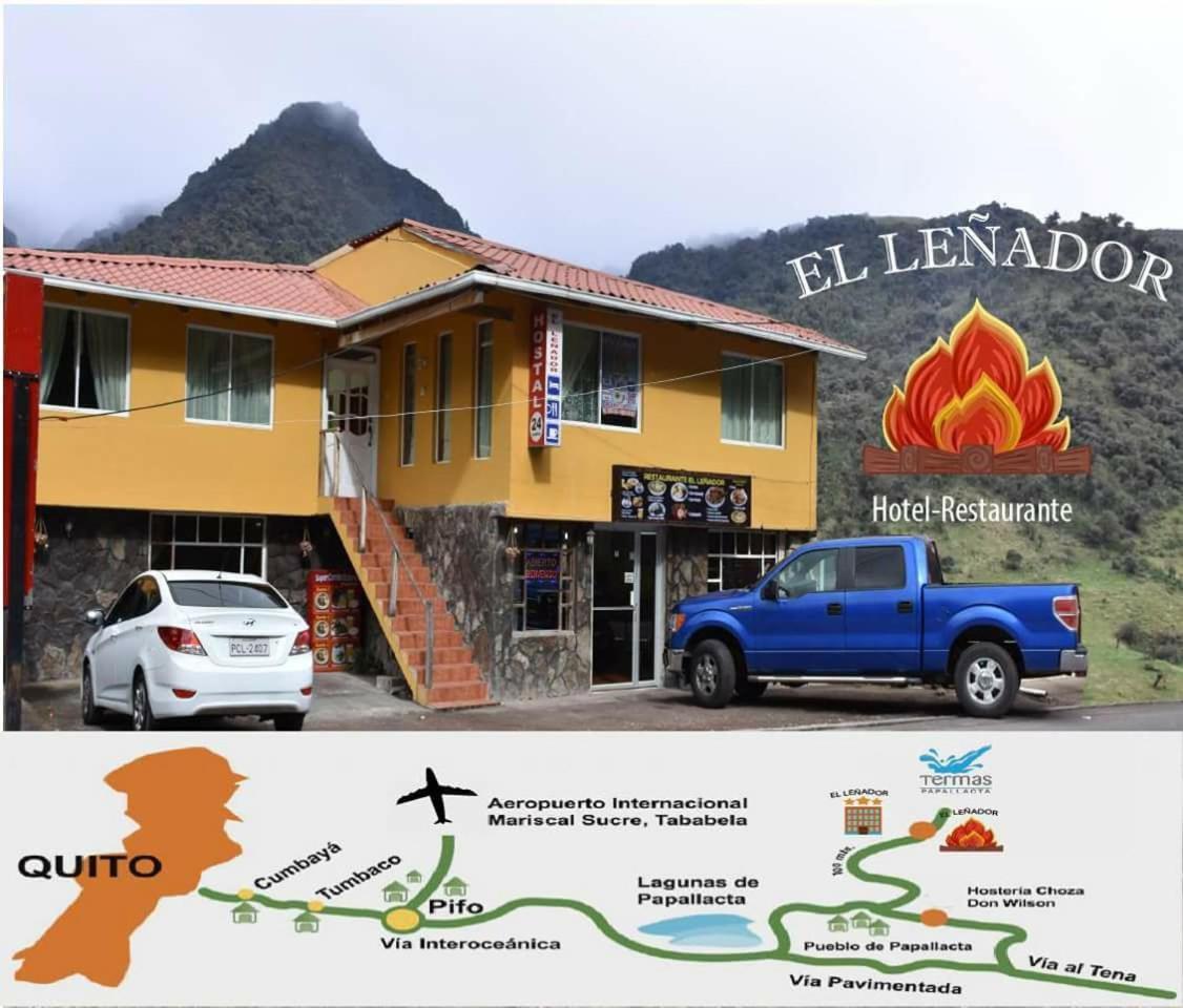 El Lenador Hotel Y Restaurante Papallacta Exterior photo